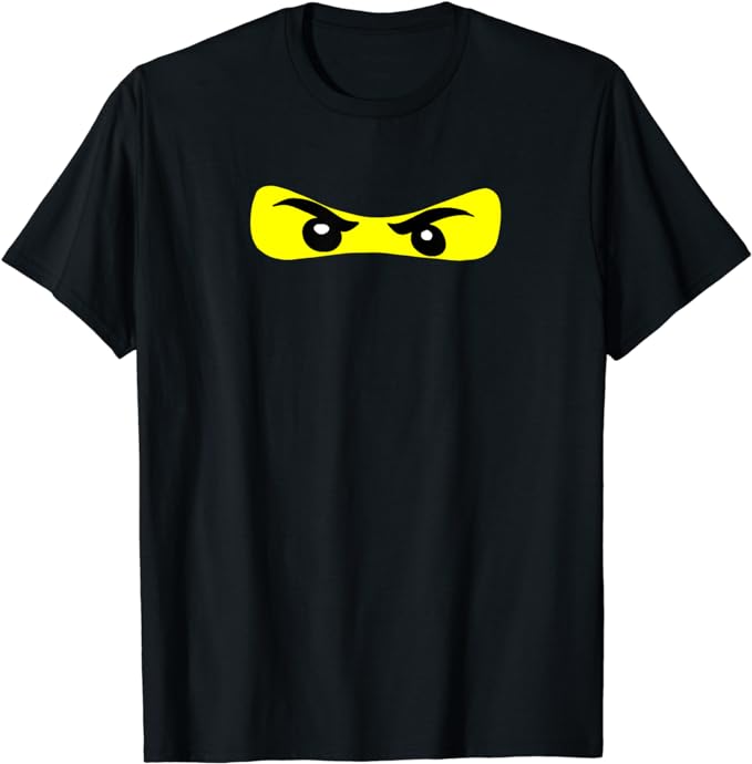 Unisex-Ninja Eye Black T Shirt