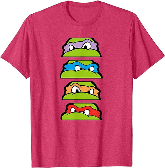 Unisex-Ninja Turtles Pink T Shirt