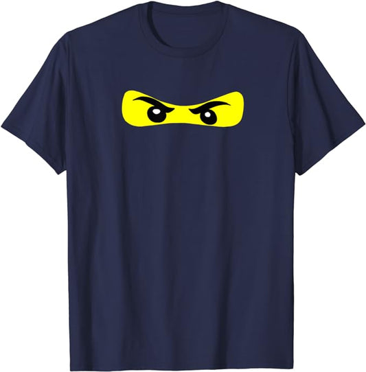 Unisex-Ninja Eye Navy Blue T Shirt