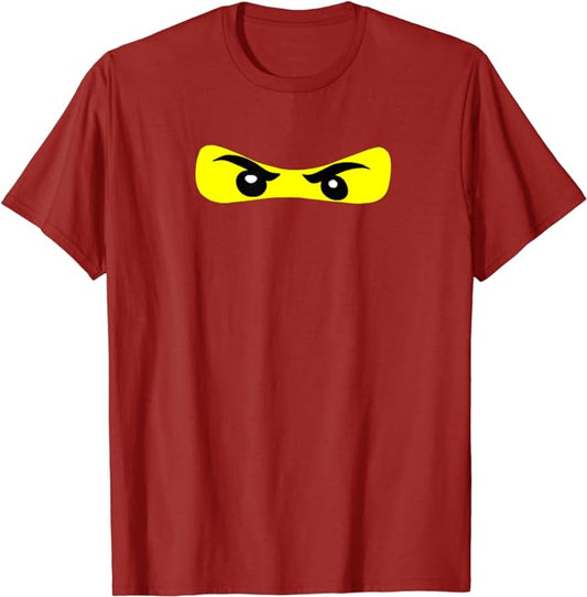 Unisex-Ninja Eye Cranberry Red T Shirt